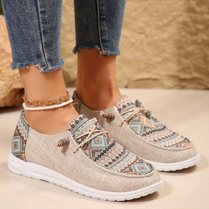 Women's Tribal Comfort Sneakers - Khaki