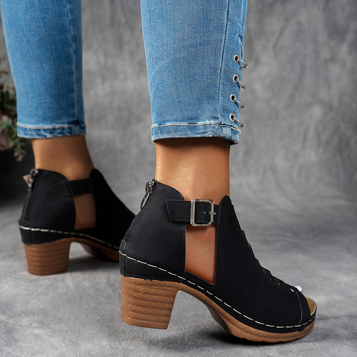 Women's Lattice-Heel Sandals