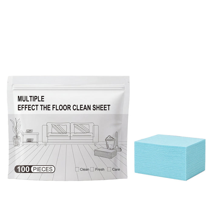 Eco-friendly dissolving floor cleaning sheets for a streak-free shine. Multi-surface, water-soluble concentrated home care cleaner.