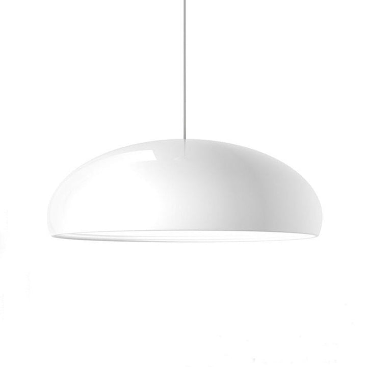 Versatile modern LED pendant lamp. Adjustable height for various rooms, living, dining, or bedroom.