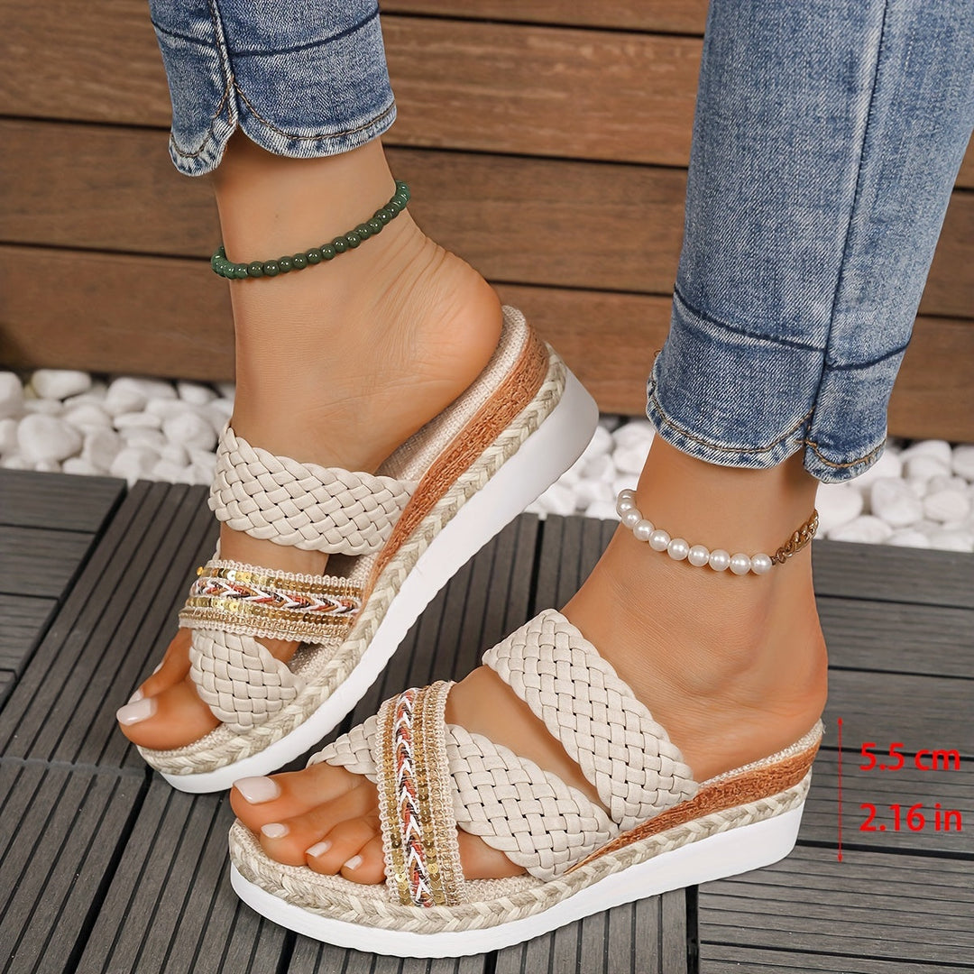 Women's Woven Rope Summer Sandals