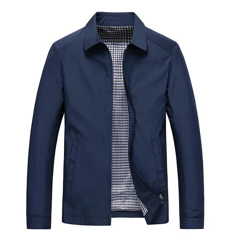 Stylish men's waterproof outerwear. Lightweight, all-weather jacket for casual wear, travel & outdoor activities.