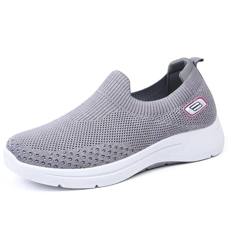 Women's orthopedic sports shoes with advanced arch support, designed for walking comfort & pain relief.