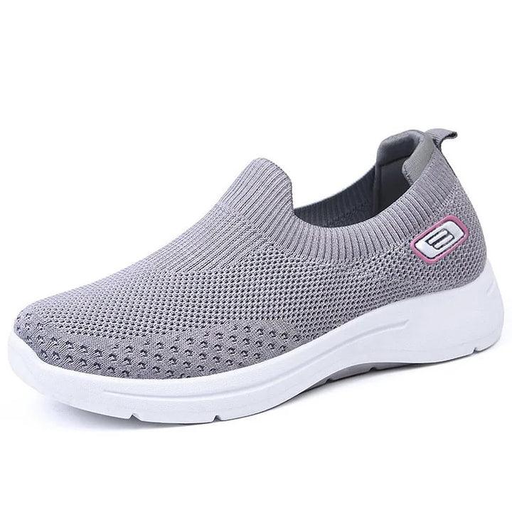Women's orthopedic sports shoes with advanced arch support, designed for walking comfort & pain relief.