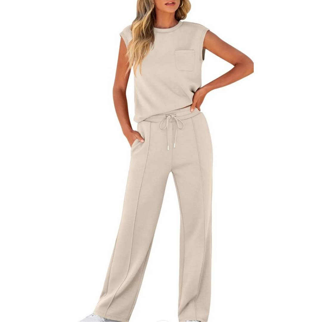 Casual Summer Soft Lounge Co-Ord Set