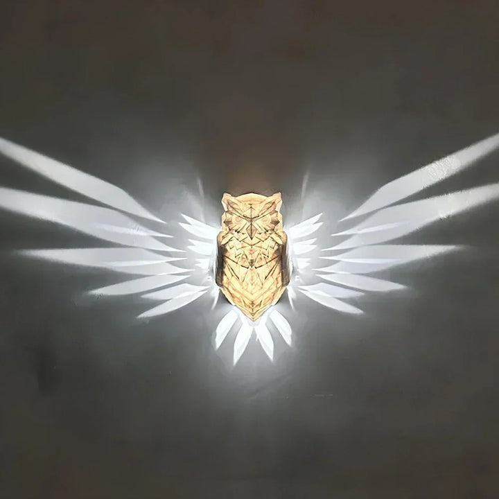 Versatile Luminous Wing LED projection sconce, an animal themed wall light for modern home decor.