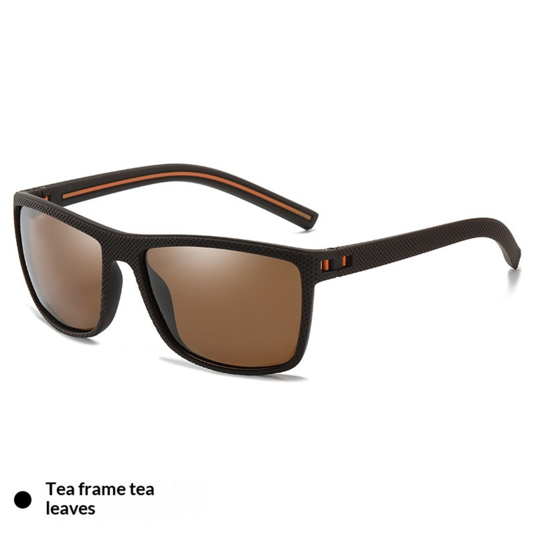 Men's polarized UV protection sports sunglasses, great for driving, fishing & cycling.