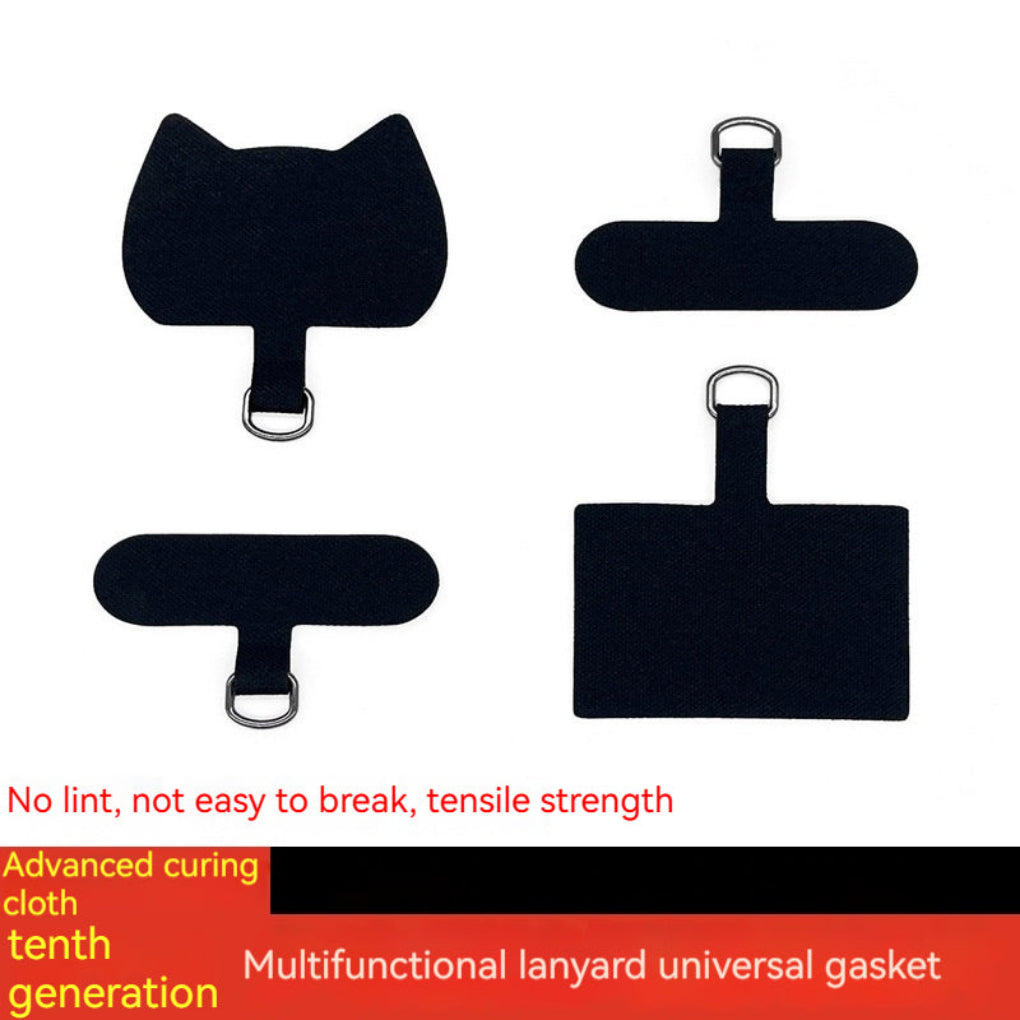 Universal phone lanyard gasket for hands-free carry, compatible with most smartphones. Ideal cell phone accessory.