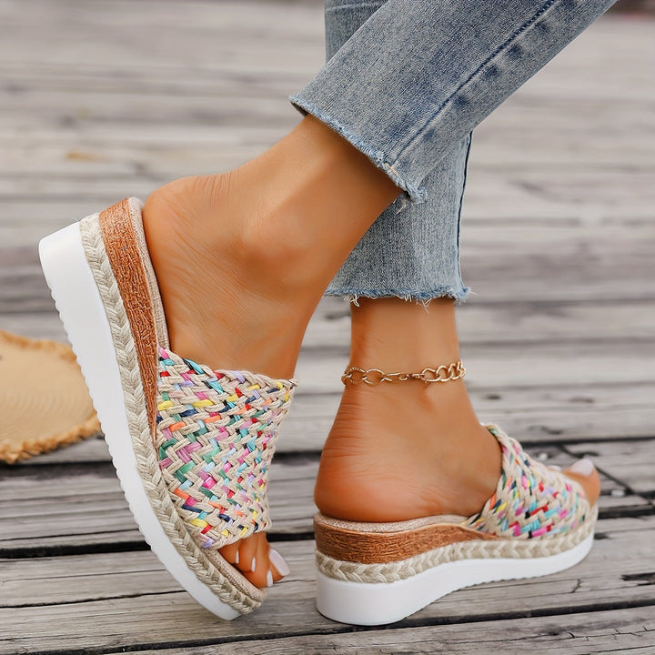 Women's Woven Wedge Sandals