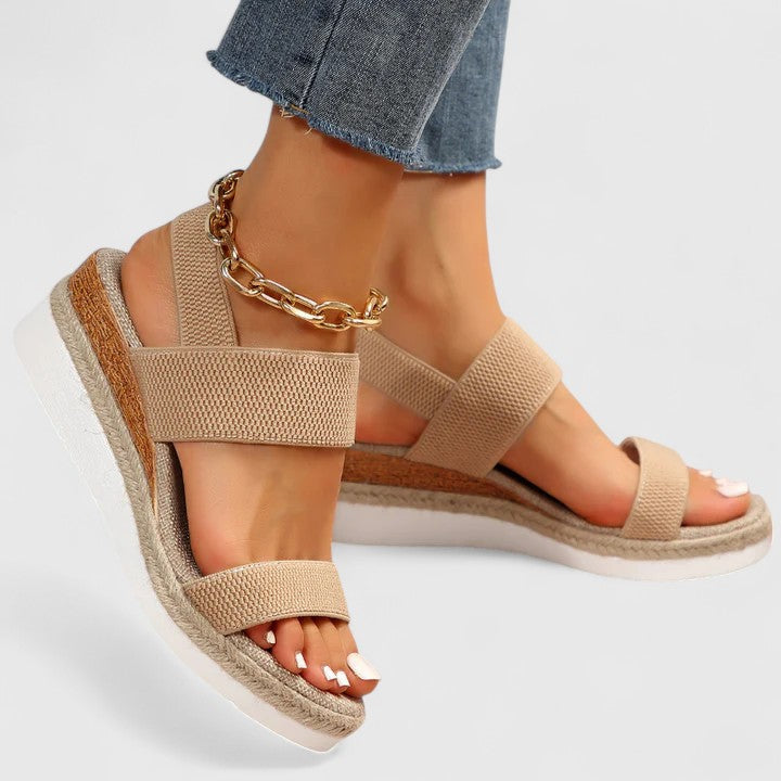 Women's orthopedic comfort sandals with arch support for daily wear.