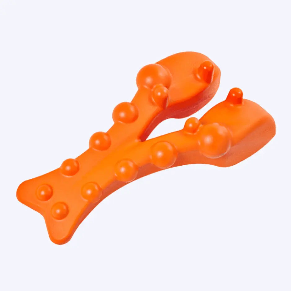 Ergonomic acupressure massager for deep neck & shoulder pain relief, stress & muscle tension.