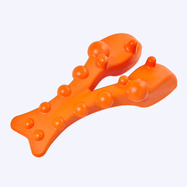 Ergonomic acupressure massager for deep neck & shoulder pain relief, stress & muscle tension.