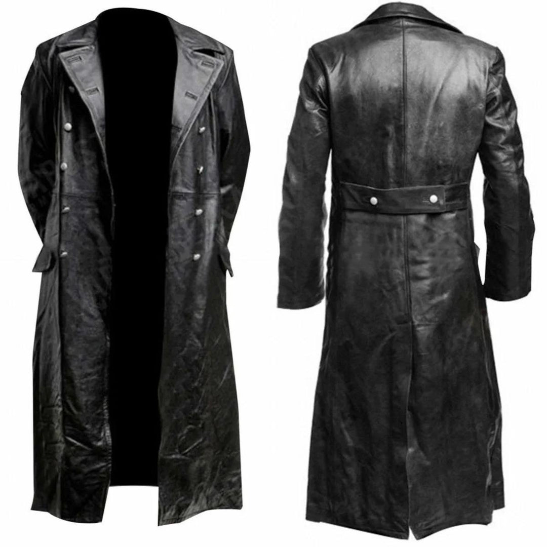 Men's Gothic WW2 Officer Style Trench Coat