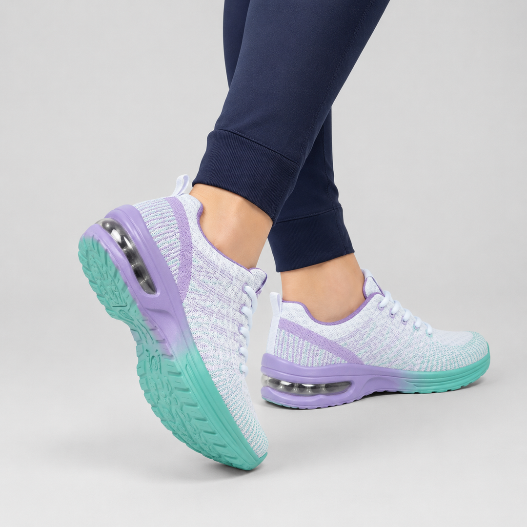 Air cushion women's orthopedic sneakers, designed for superior all-day comfort & support.