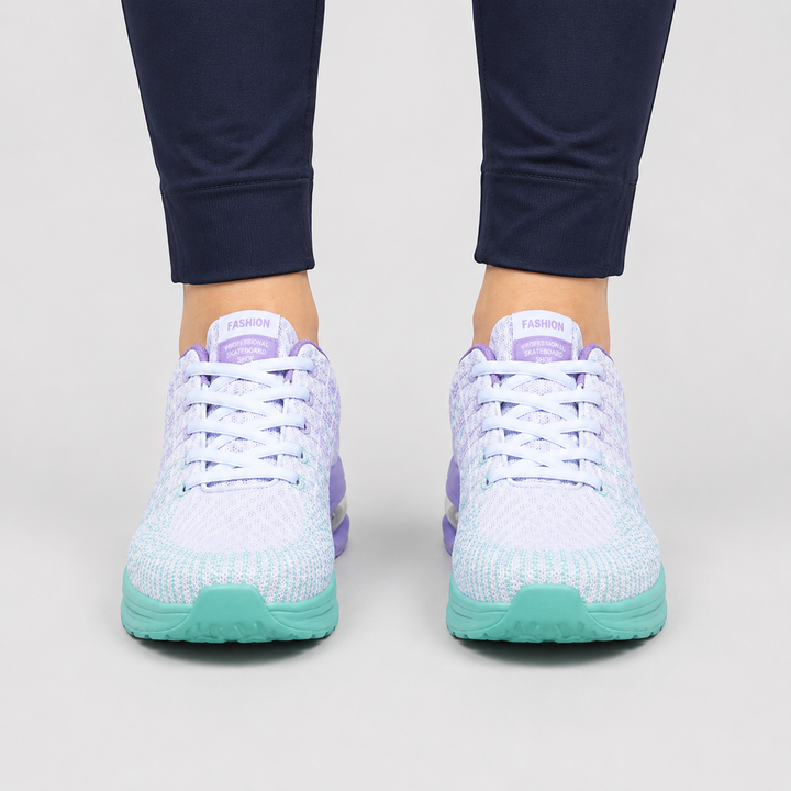 Supportive women's active wear sneakers, air cushioned for comfort & easy movement.