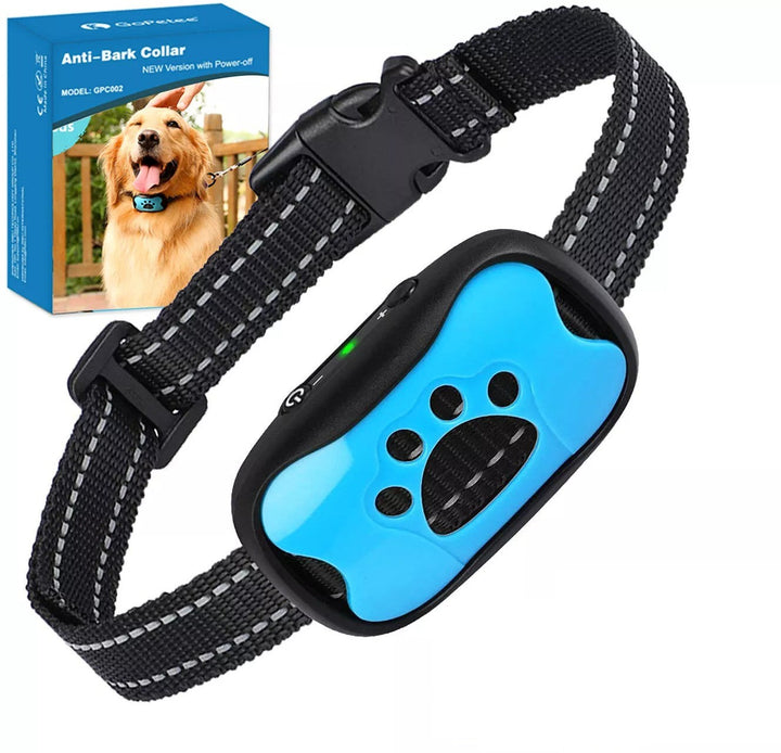 Gentle humane anti-bark dog collar for effective pet training & bark control. Safe sound collar for a quiet home.