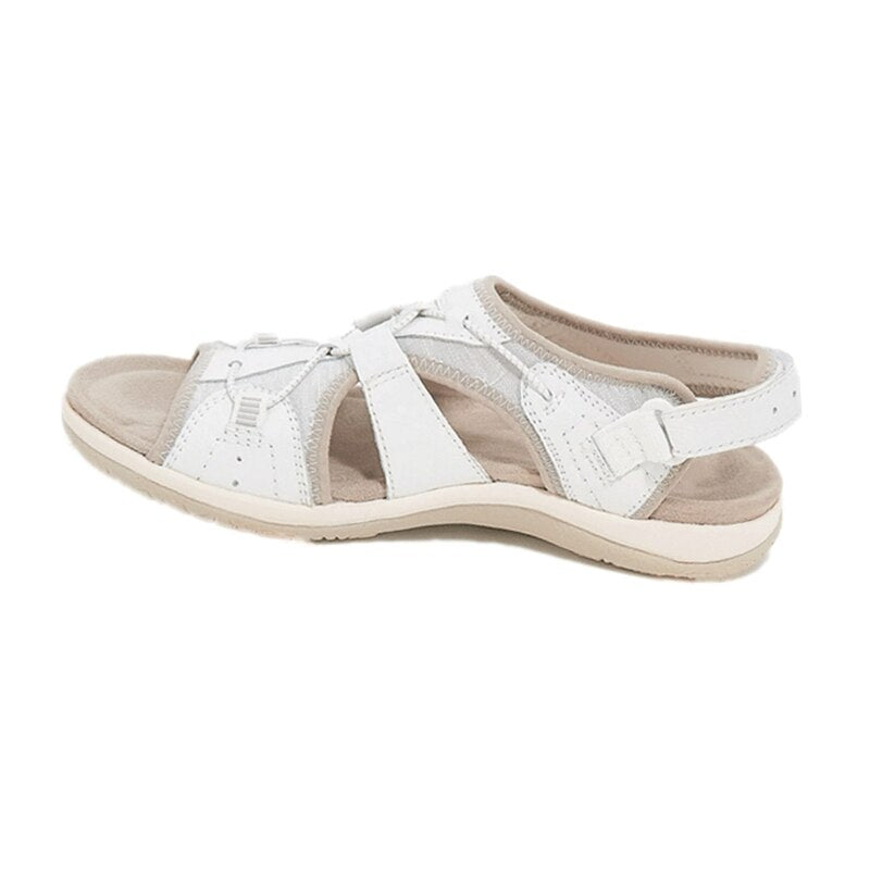 Women's supportive footwear for summer: comfortable sporty sandals for active lifestyles.