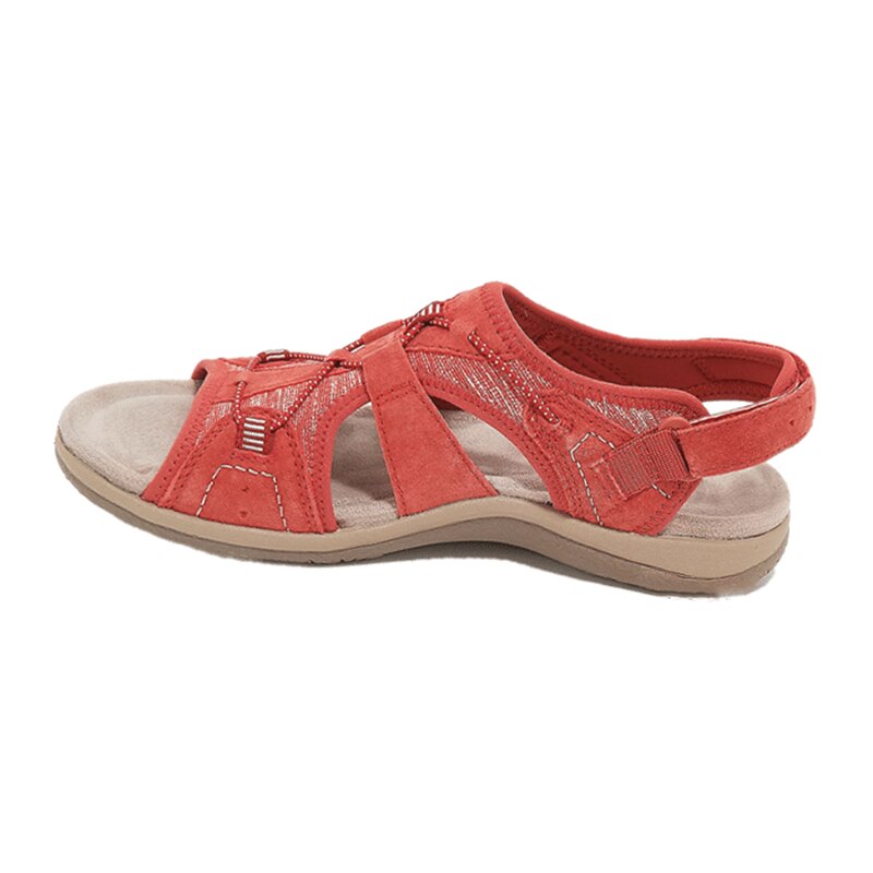 Adjustable open-toe sandals for women, perfect for a comfortable and sporty summer look.