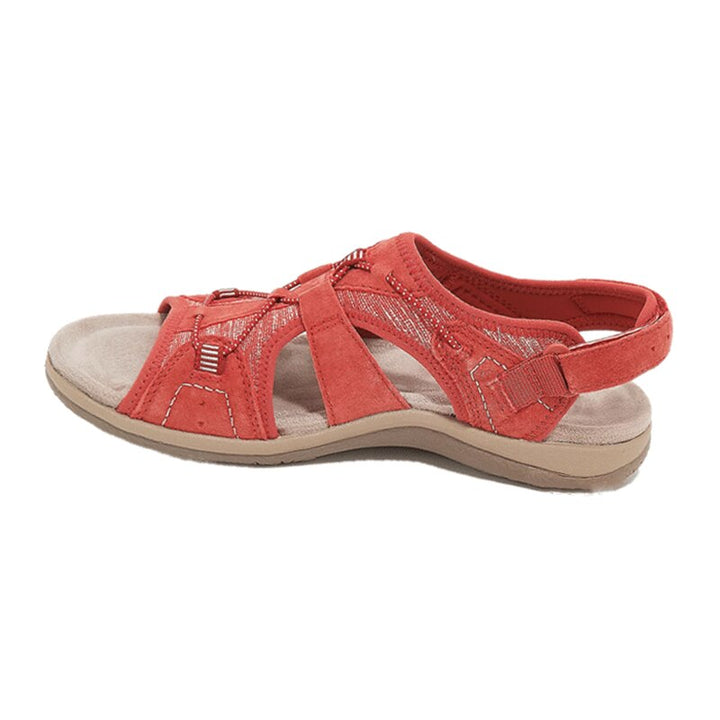 Adjustable open-toe sandals for women, perfect for a comfortable and sporty summer look.