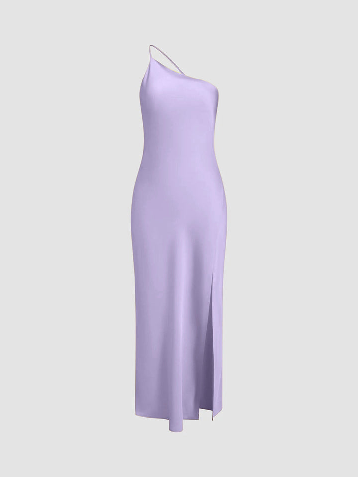 Women's formal open back maxi dress, perfect for a sophisticated summer evening look.