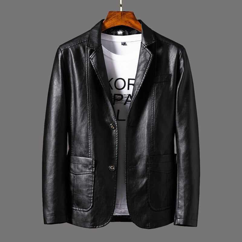 Men's classic urban style jacket, versatile & comfortable, modern fit, button front, perfect for casual wear.