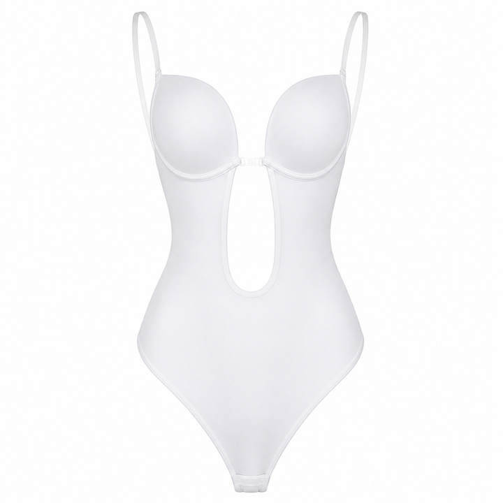 Women's backless shaping bodysuit, a seamless undergarment for a flattering, sculpted figure & ultimate confidence.