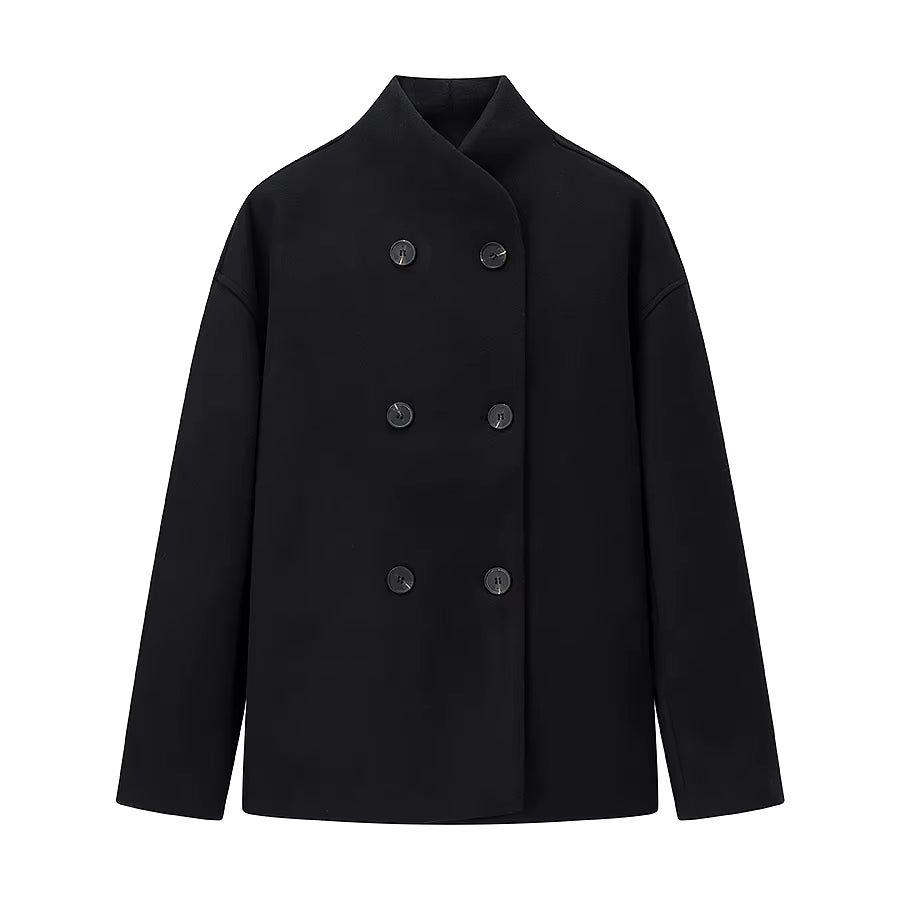 Women's Double Breasted Short Coat