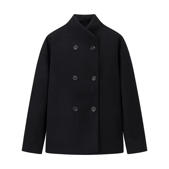 Women's Double Breasted Short Coat