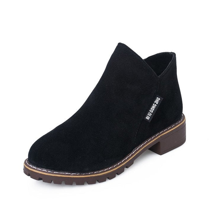 Everyday & dressy women's block heel ankle boots, combining comfort with modern style.