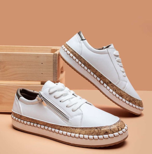 Floral Embroidered Espadrille Sneakers