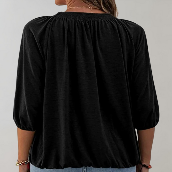 Women's stylish everyday comfort t-shirt, short sleeve, perfect for casual summer wear.