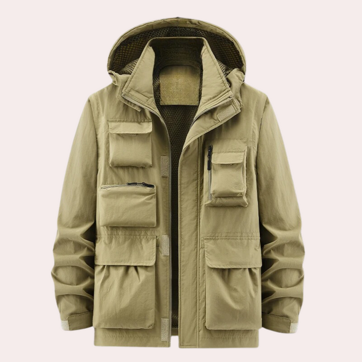 Stylish men's regular fit winter parka. Waterproof and padded coat for ultimate cold weather protection.
