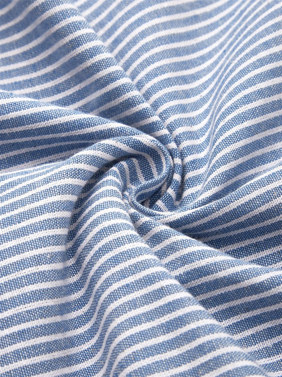 Button Detail A-Line Dress