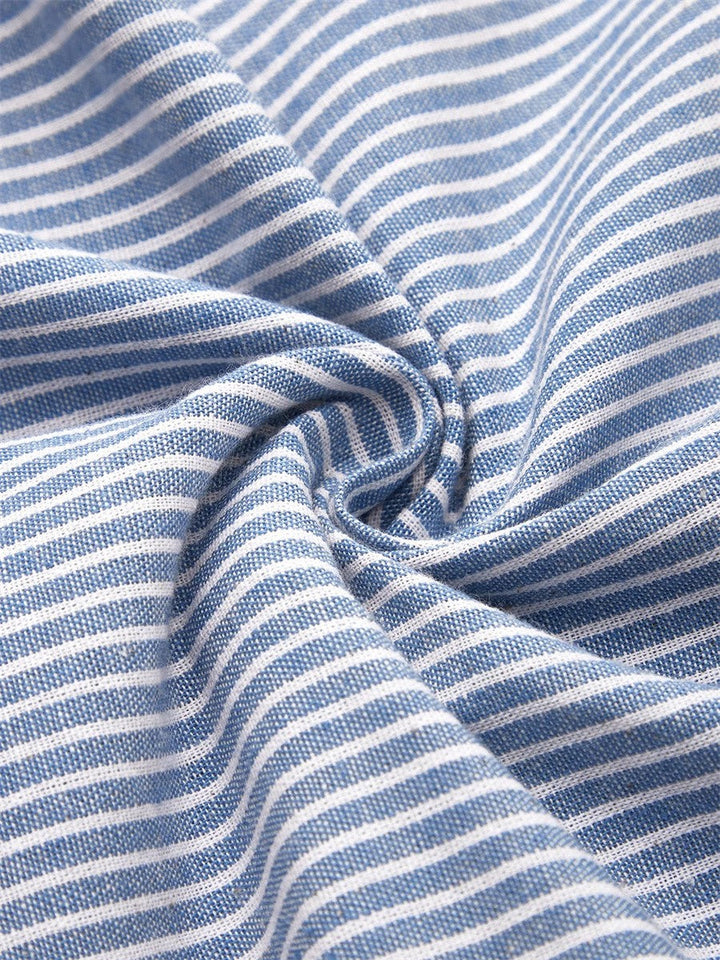 Button Detail A-Line Dress
