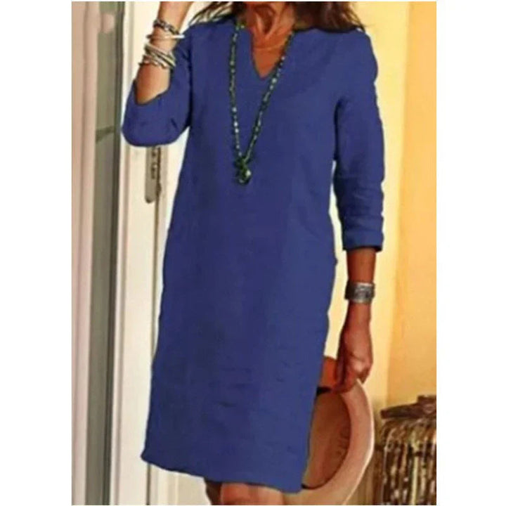 Comfortable women's midi dress, an everyday wear essential for effortless style.