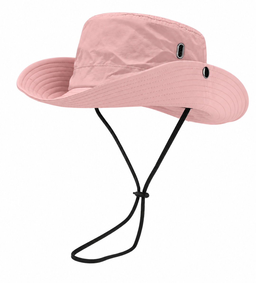 Women's outdoor wide brim sun hat with UV protection, perfect for travel, hiking & summer.