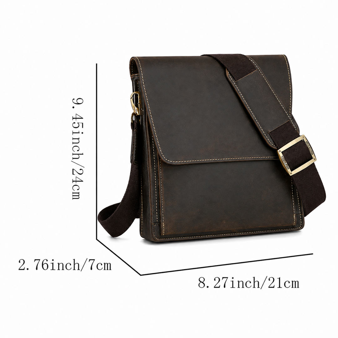 Chic women's brown faux leather shoulder bag with adjustable crossbody strap, elegant & practical.