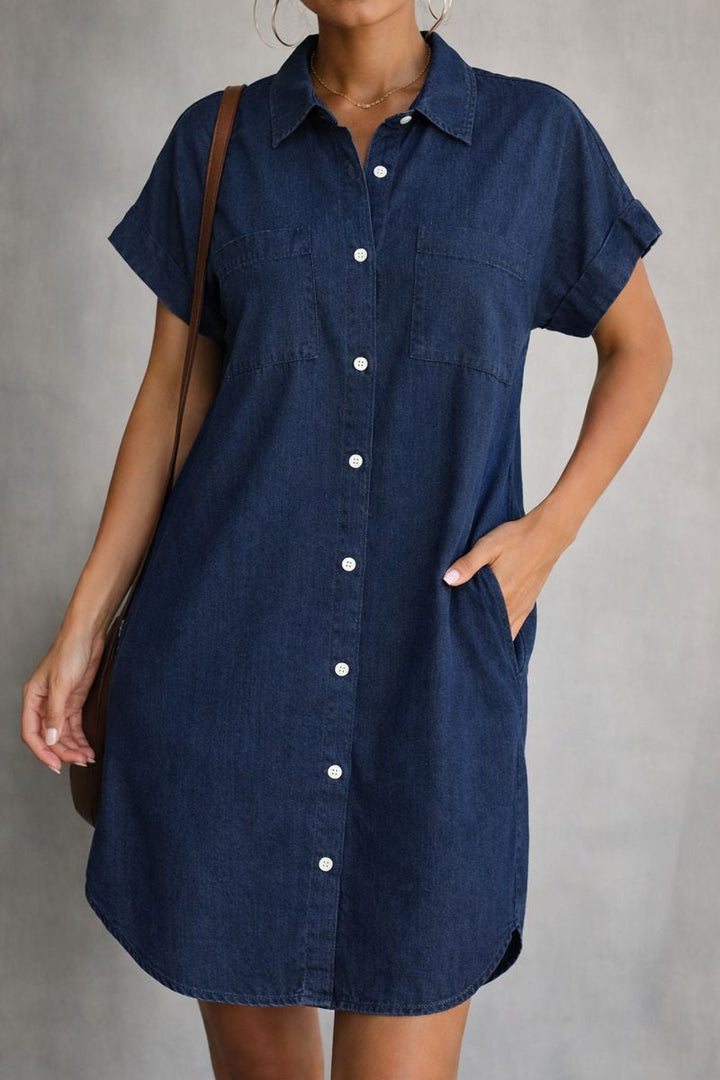 Elenore | Flattering Denim Dress