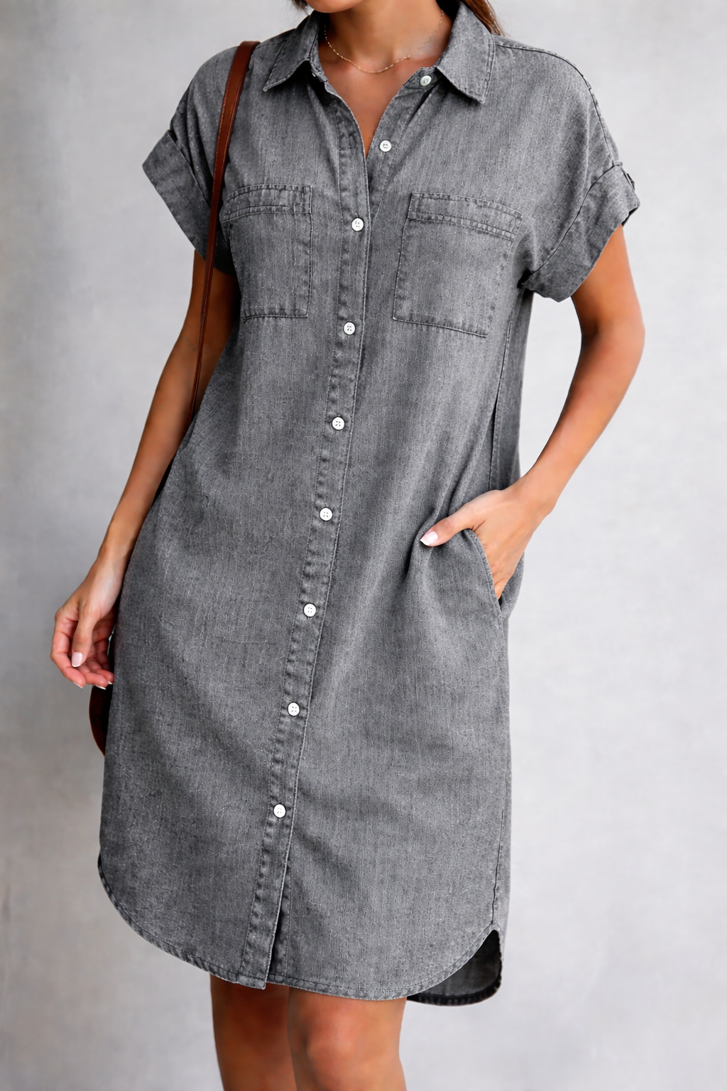 Elenore | Flattering Denim Dress