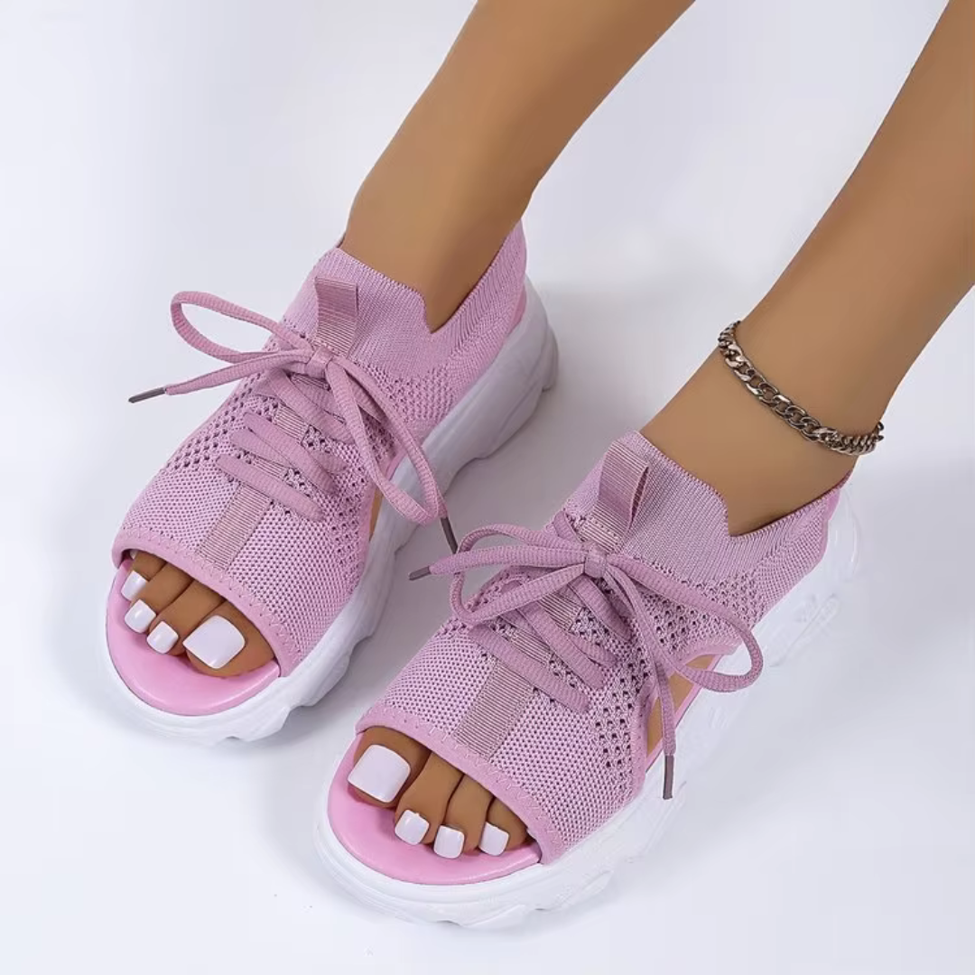 Durable women's anti-fatigue sandals for summer, ensuring all-day comfort with ergonomic foot health features.