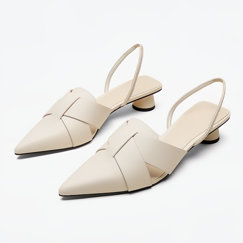 Women's Low Heeled Sandals - Comfort & Style