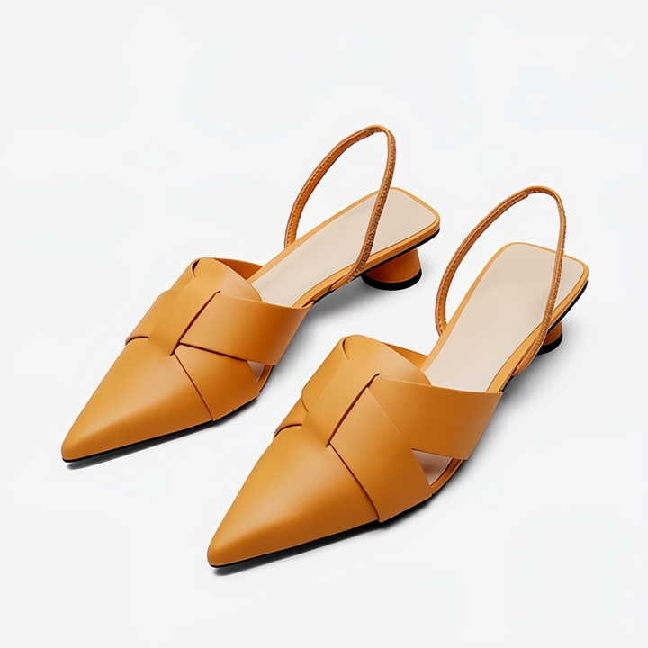 Women's Low Heeled Sandals - Comfort & Style