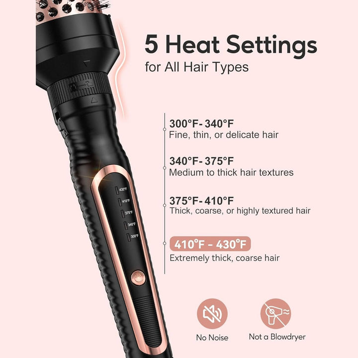 3-in-1 ionic curling wand with interchangeable barrels for various curl sizes. Professional hair styling.