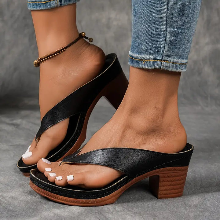 Cushioned women's comfort sandals providing supportive arch support for all-day everyday wear.