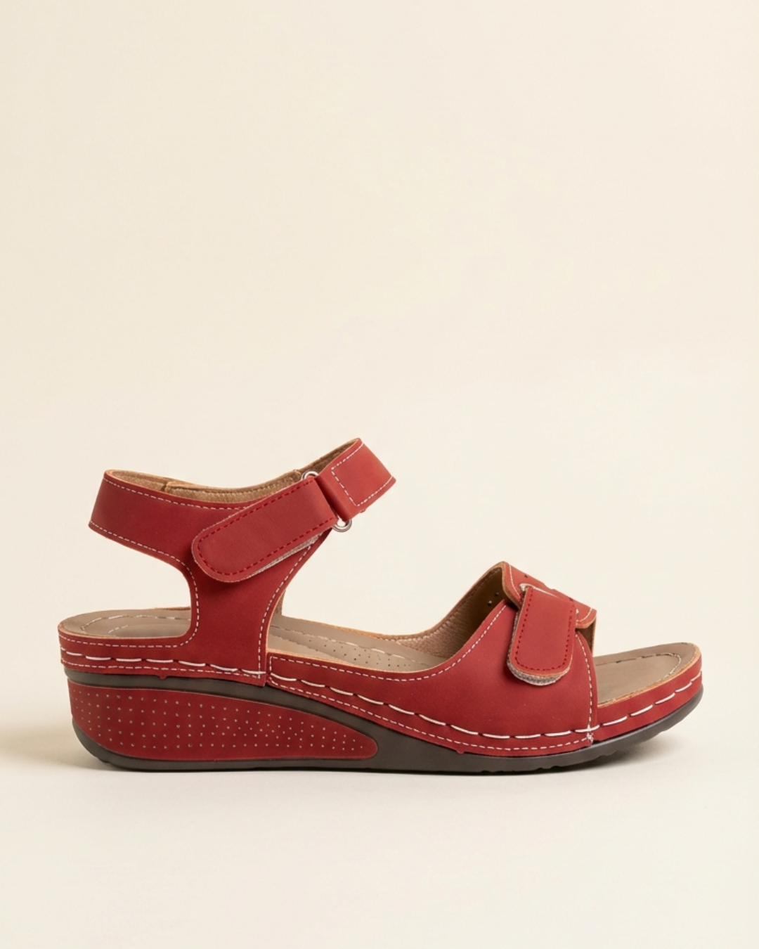 Women's elegant orthopedic strap sandals for all-day comfort & arch support. Ideal summer walking shoes.