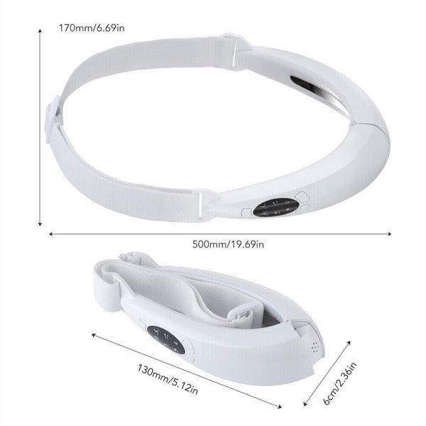 Facial sculpting V-Face massager with microcurrent and light therapy for chin & jawline.