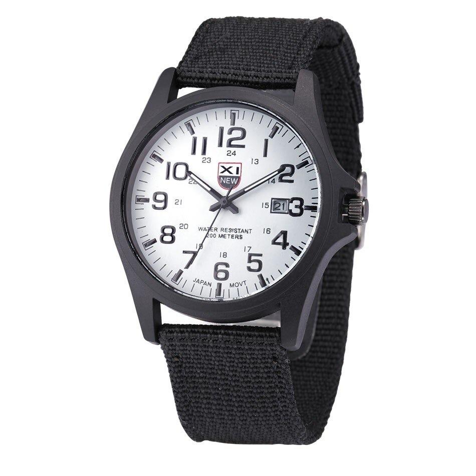 Stylish & tough men's outdoor watch, illuminated for visibility, a reliable water-resistant tactical timepiece.