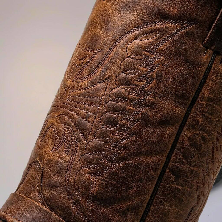 Men's comfortable leather dress boots, perfect for smart work outfits and sophisticated casual looks.