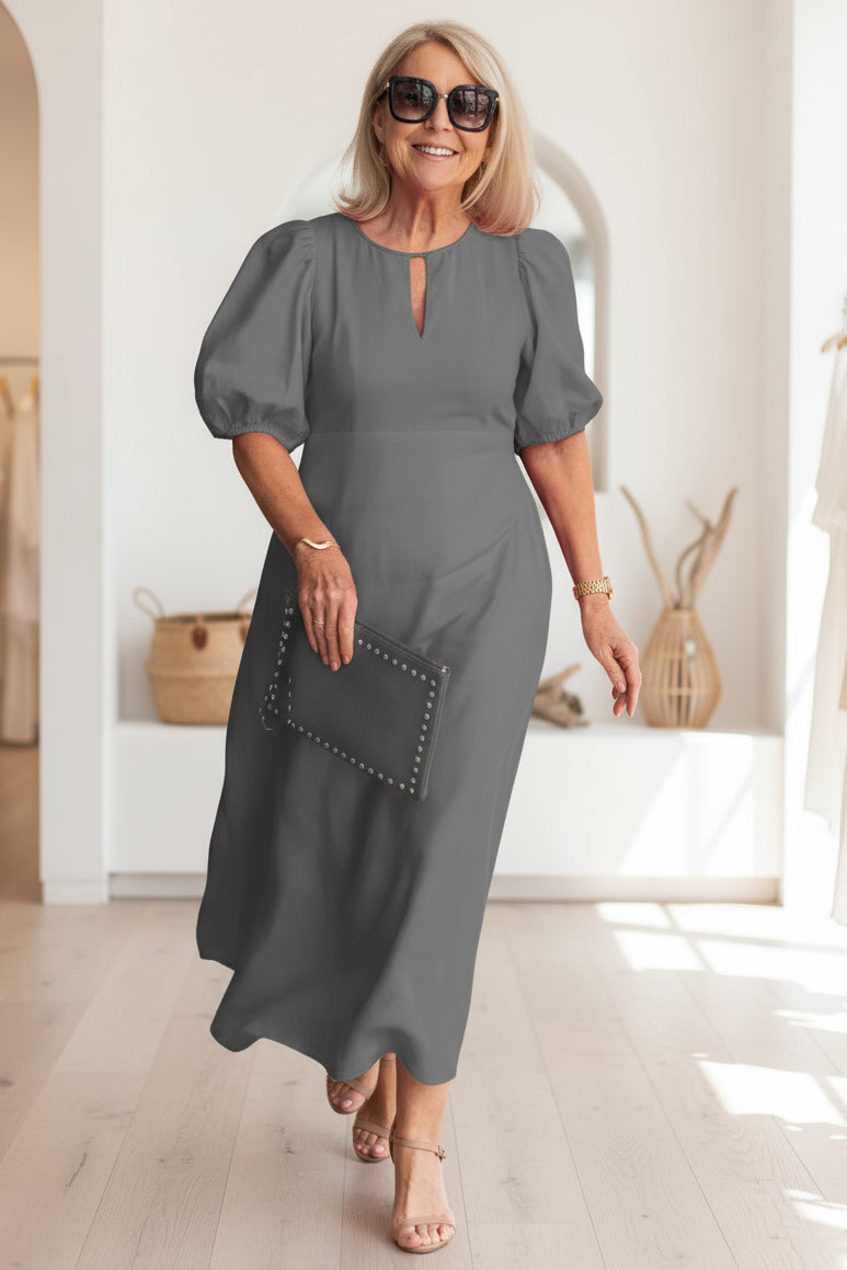 Luxurious women's elegant formal maxi dress, a stunning evening gown for special occasions.