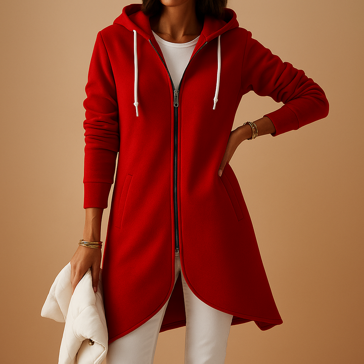 Elegant women's open-front cardigan, perfect for versatile layering, office or casual chic style.